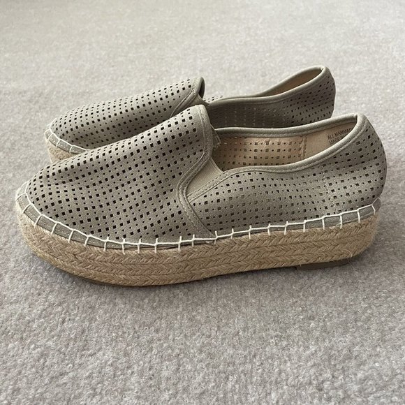 Altar'd State Shoes - Altar'd State Sandals Womens 8 Beige Platform Espadrille Shoes Casual Summer